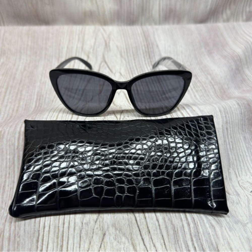 Rachel Zoe‎ Nina Sunglasses in Black/Grey (NWT) - Picture 8 of 12